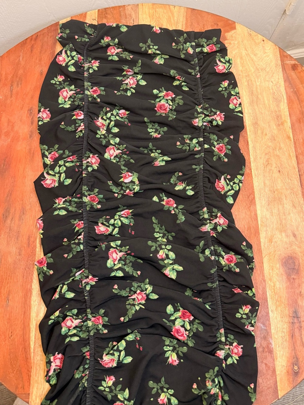 AFRM Rose Pattern Midi Skirt